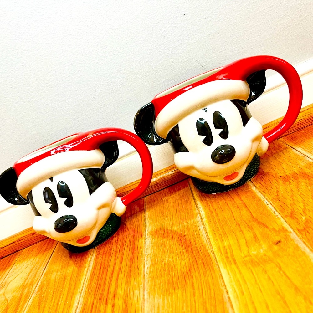 Mickey Mouse  Christmas mugs set of 2